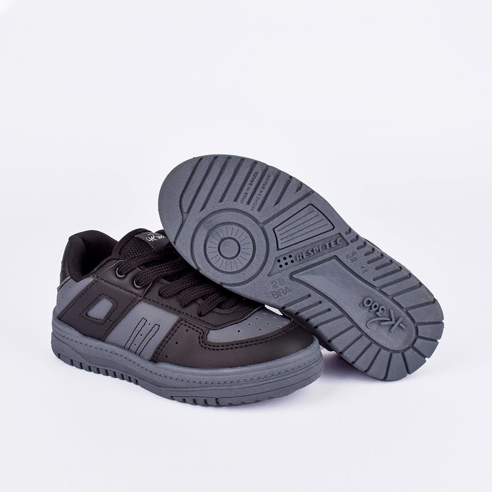 TÊNIS INFANTIL MENINO K360 ESTILO RESPITEC PRETO/GRAFITE - Kidy Calçados - Tênis