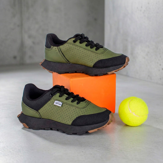 Tênis Infantil Menino K360 Jogger Verde e Preto - Kidy Calçados - Tênis