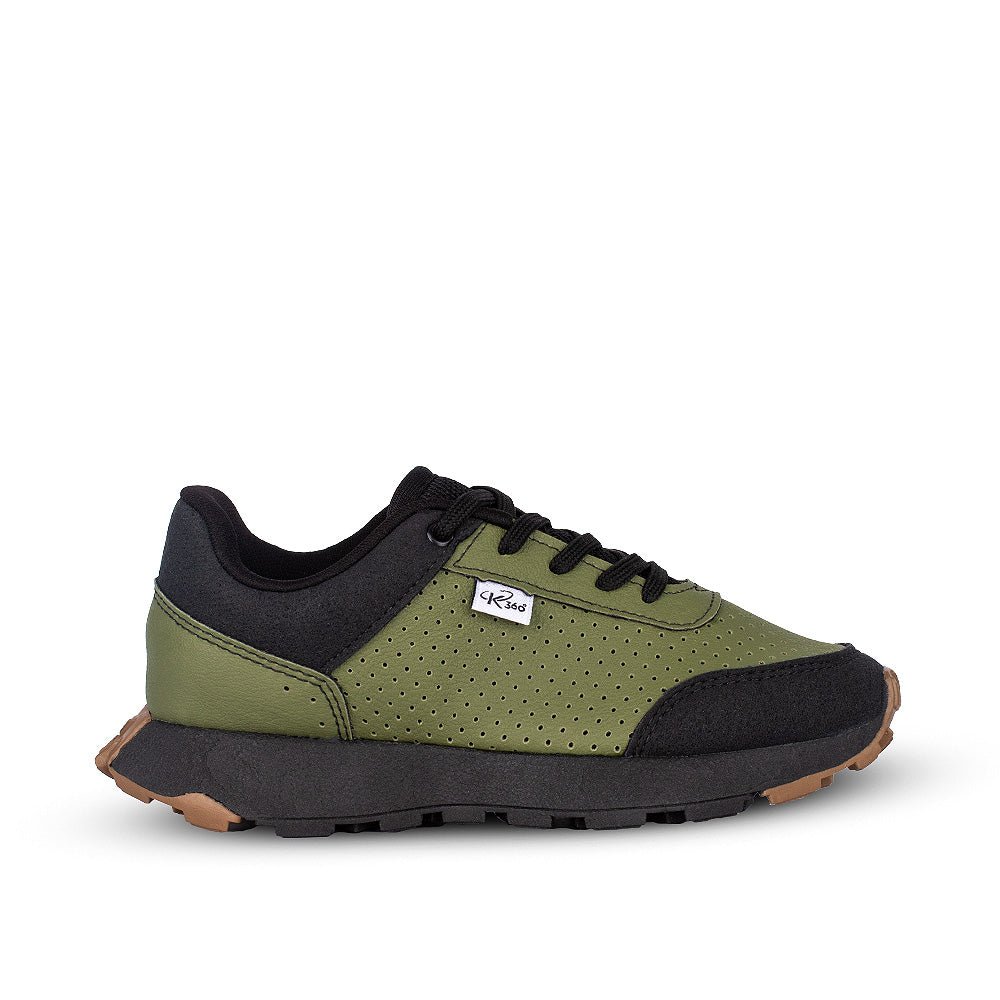 Tênis Infantil Menino K360 Jogger Verde e Preto - Kidy Calçados - Tênis