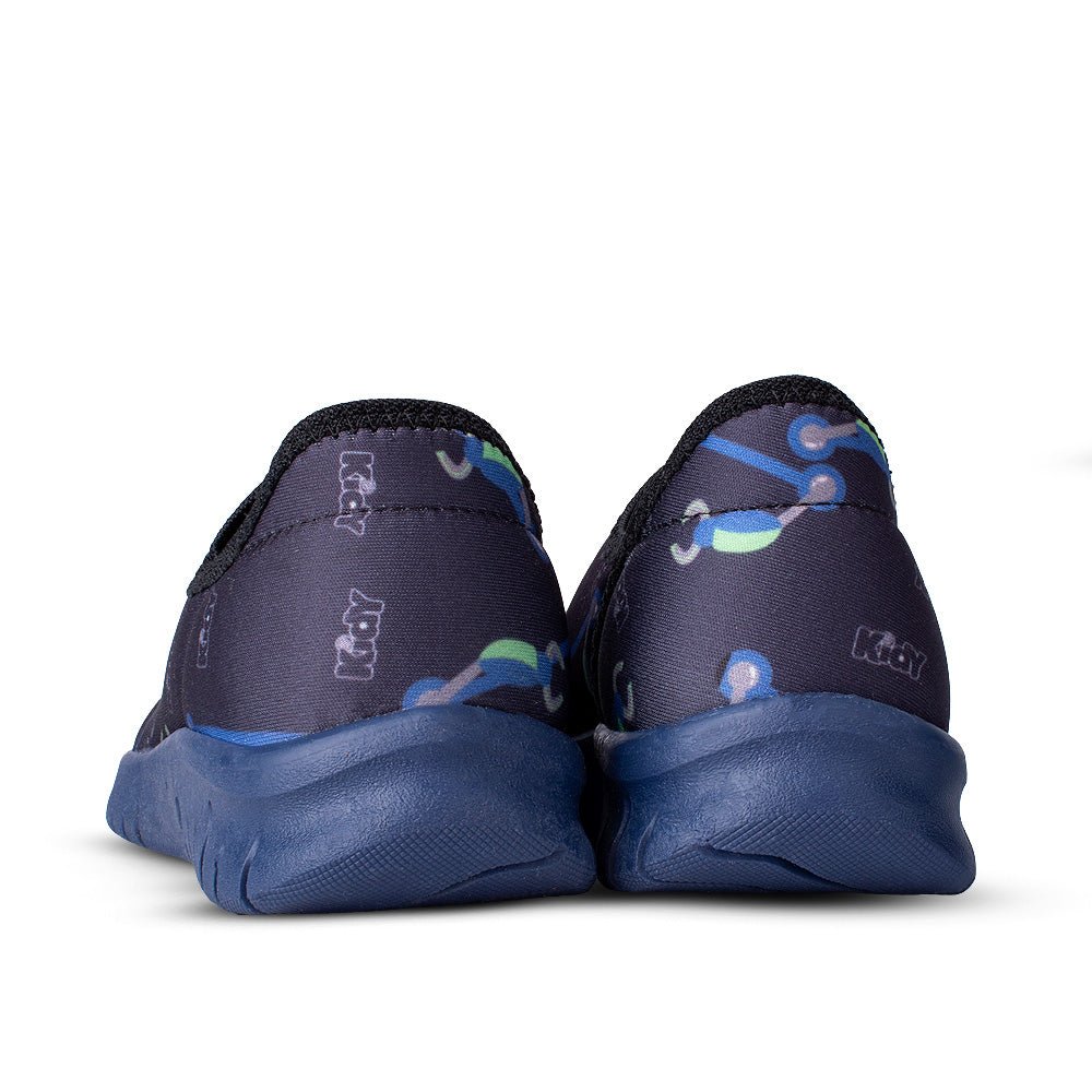 Tênis Infantil Menino Kidy Azul Calce Fácil Com Brinquedo - Kidy Calçados -