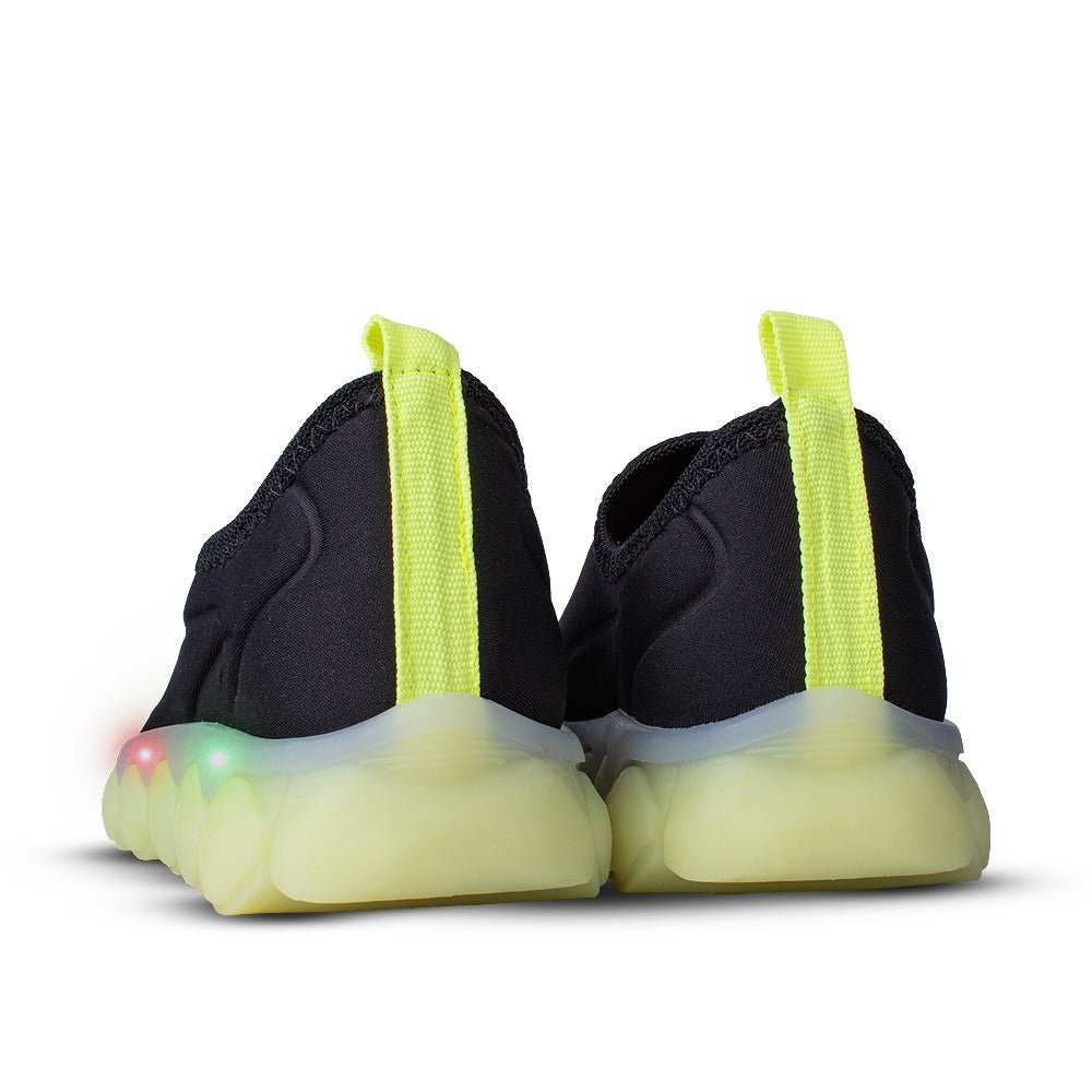 Tênis Infantil Menino Kidy Brinca Flex Preto Luz E Led - Kidy Calçados -
