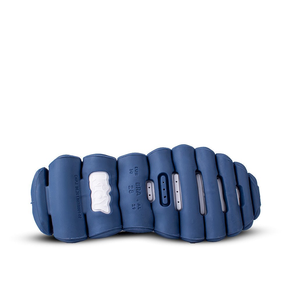 Tênis Infantil Menino Kidy Brinca Flex Ultra Flexível Preto e Azul Marinho - Kidy Calçados - 