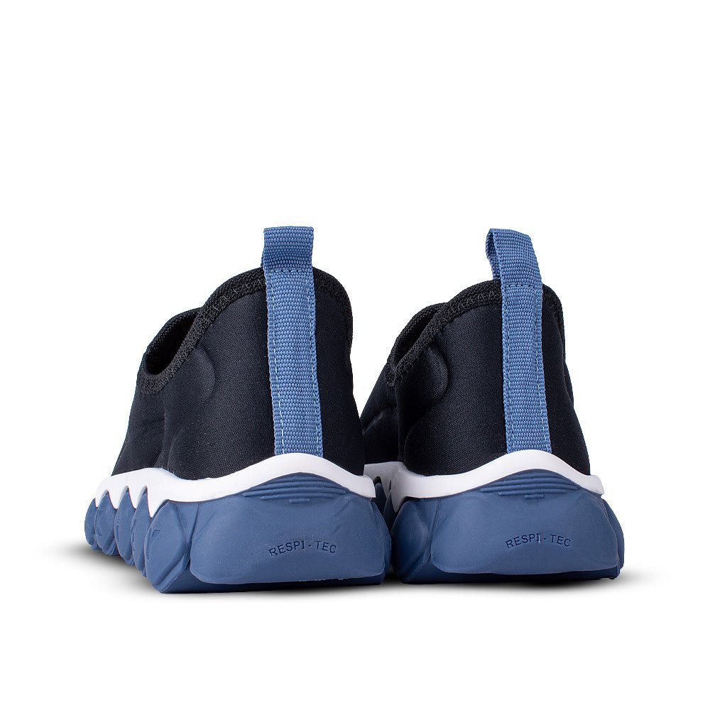 Tênis Infantil Menino Kidy Brinca Flex Ultra Flexível Preto e Azul Marinho - Kidy Calçados - 