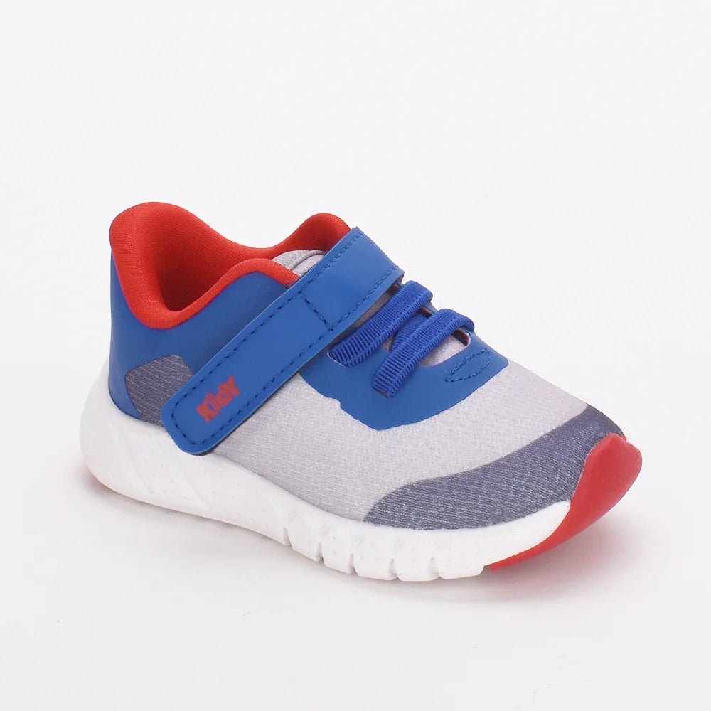 Tênis Infantil Menino Kidy Casual Equilíbrio Branco Azul - Kidy Calçados - Tênis