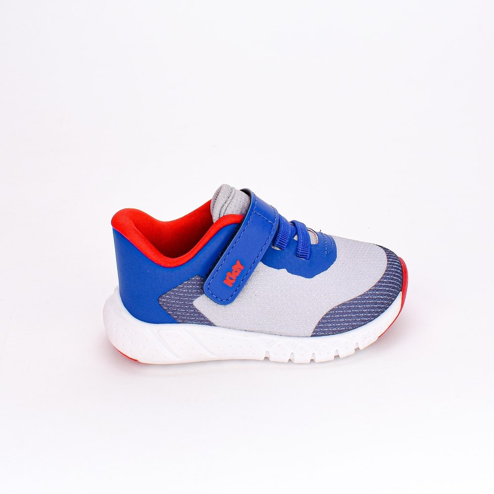 Tênis Infantil Menino Kidy Casual Equilíbrio Branco Azul - Kidy Calçados - Tênis