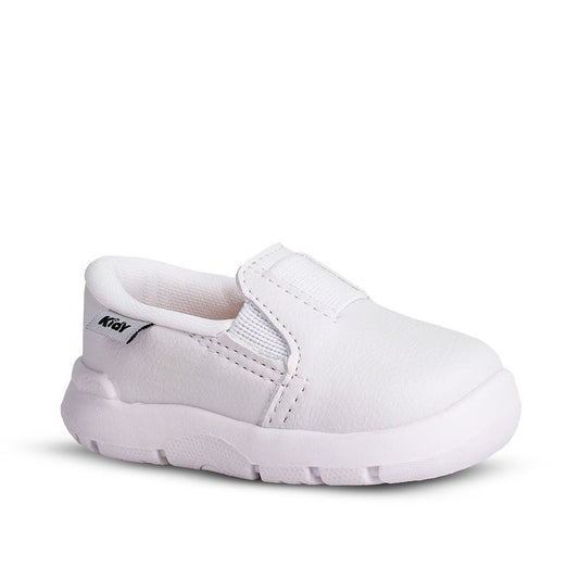 Tenis Infantil Menino Kidy Colors Equilíbrio Branco Batizado - Kidy Calçados -