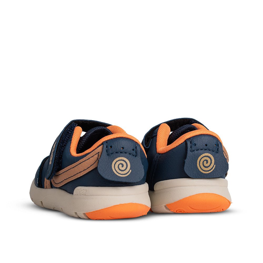 Tênis Infantil Menino Kidy Colors Equilibrio Marinho/Laranja - Kidy Calçados -