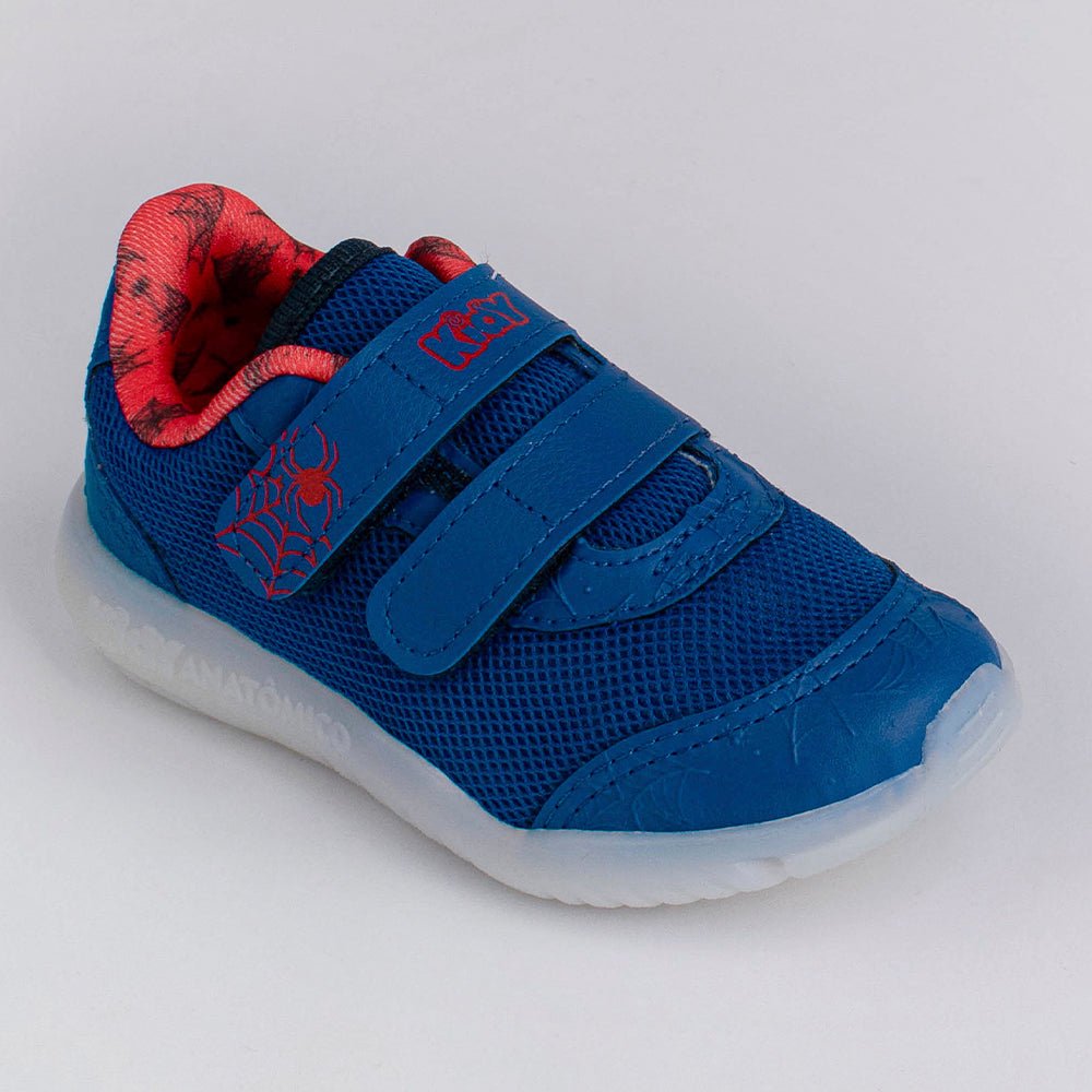 TENIS INFANTIL MENINO KIDY FLEX LIGHT AZUL/VERMELHO - Kidy Calçados - Tênis