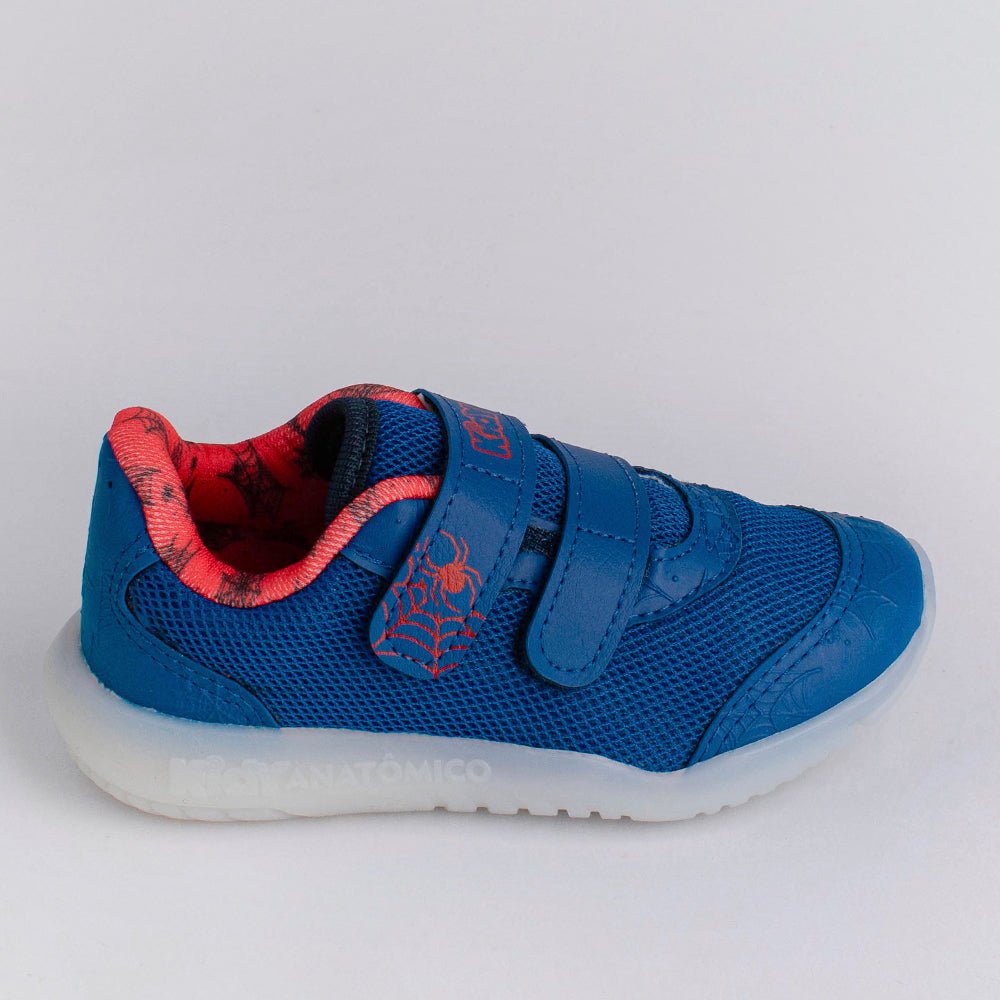 TENIS INFANTIL MENINO KIDY FLEX LIGHT AZUL/VERMELHO - Kidy Calçados - Tênis