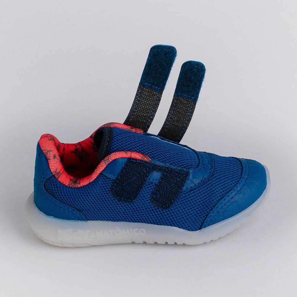 TENIS INFANTIL MENINO KIDY FLEX LIGHT AZUL/VERMELHO - Kidy Calçados - Tênis
