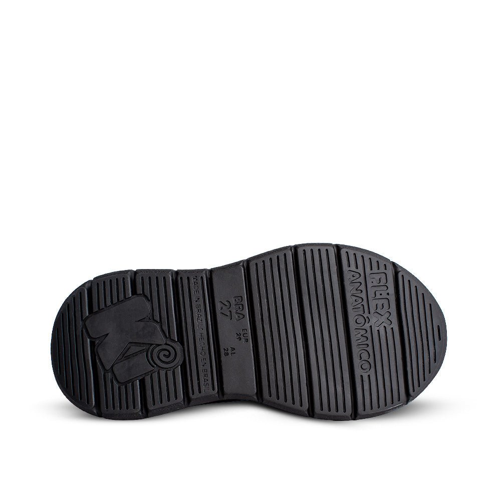 Tênis Infantil Menino Kidy Flex Light Preto Led Fechamento Velcro 22 ao 27 - Kidy Calçados - 