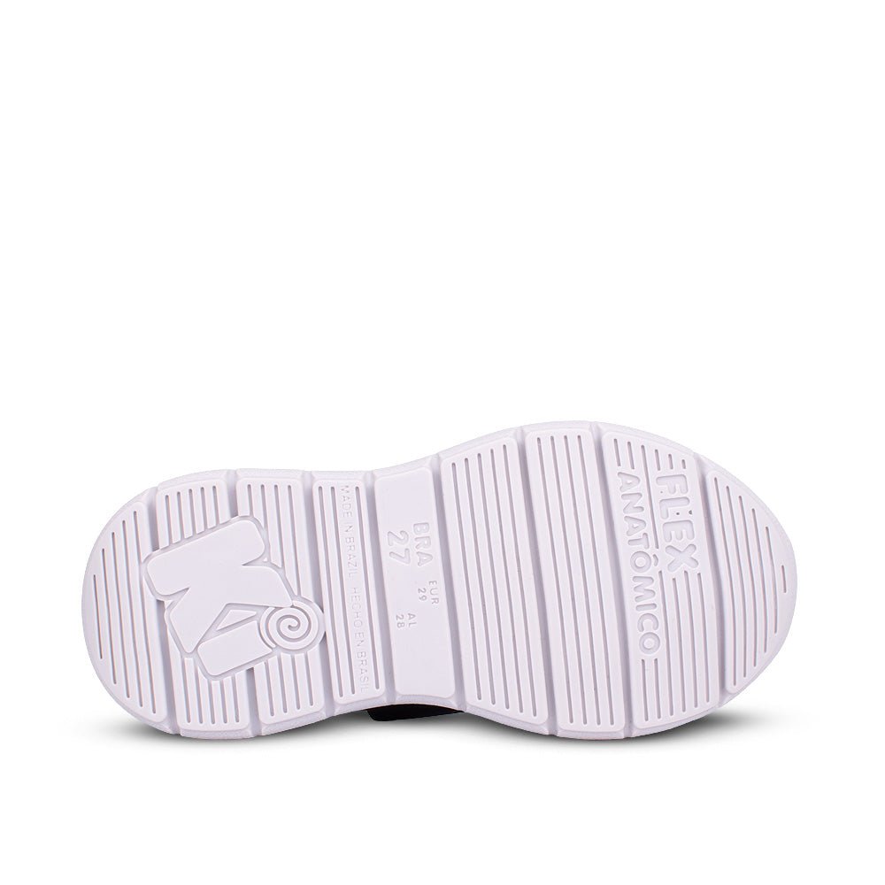 Tênis Infantil Menino Kidy Flex Preto/Amarelo Brinquedo - Kidy Calçados - 