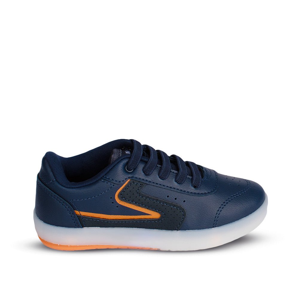 TENIS INFANTIL MENINO KIDY HYPE LED MARINHO - Kidy Calçados - Tênis