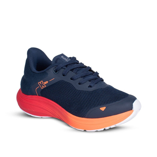 Tênis Infantil Menino Kidy K - 360 Super Leve Marinho/Laranja/Vermelho Leve Conforto - Kidy Calçados - 