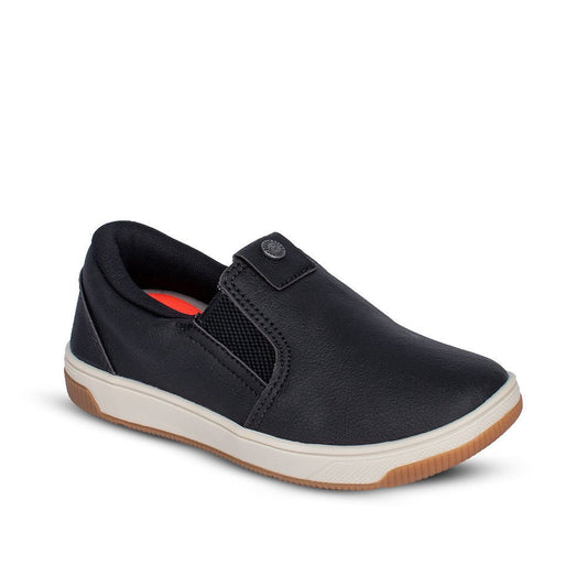 Tênis Infantil Menino Kidy K360 Casual Conforto Preto Calce Fácil - Kidy Calçados - 