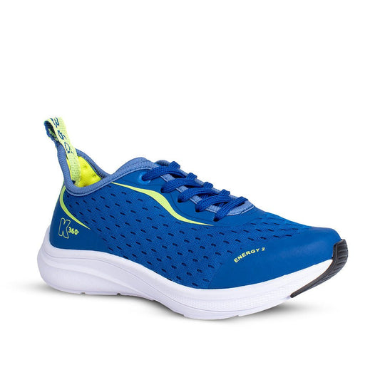 Tênis Infantil Menino Kidy K360 Energy 2 Azul e Amarelo Neon Kidy Esportivo - Kidy Calçados - 