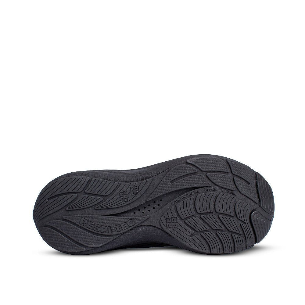 Tênis Infantil Menino Kidy K360 Energy 2 Preto Velcro e Elástico Esportivo - Kidy Calçados - 