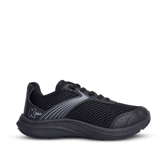 Tênis Infantil Menino Kidy K360 Energy 2 Preto Velcro e Elástico Esportivo - Kidy Calçados - 