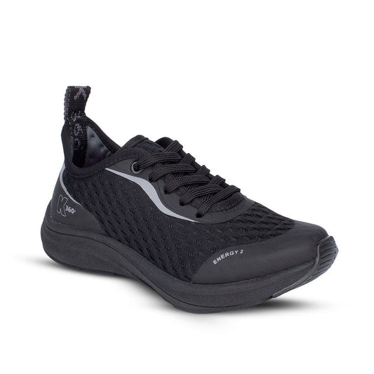 Tênis Infantil Menino Kidy K360 Energy 2 Preto/Chumbo Esportivo - Kidy Calçados - 