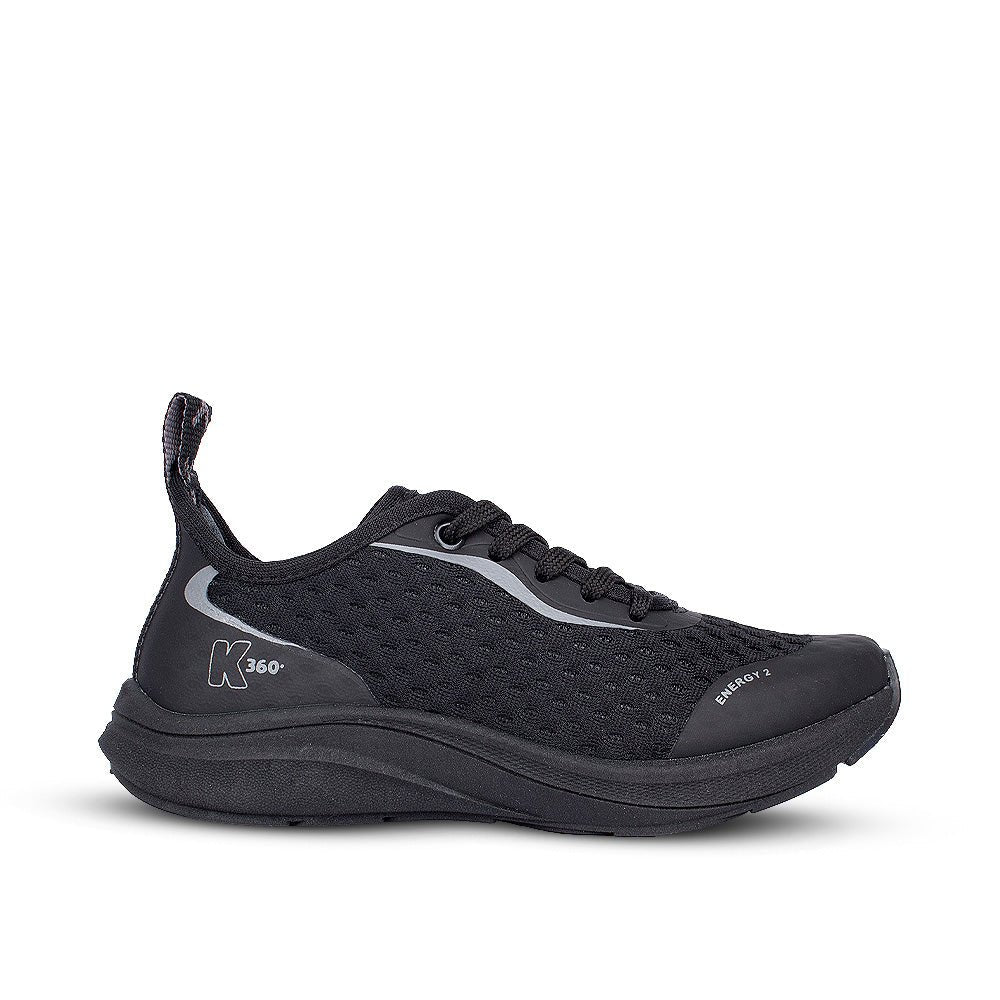 Tênis Infantil Menino Kidy K360 Energy 2 Preto/Chumbo Esportivo - Kidy Calçados - 