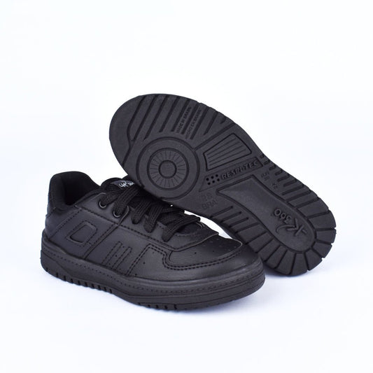 Tênis Infantil Menino Kidy K360 Estilo Respitec Preto Respirável e Confortável - Kidy Calçados - Tênis