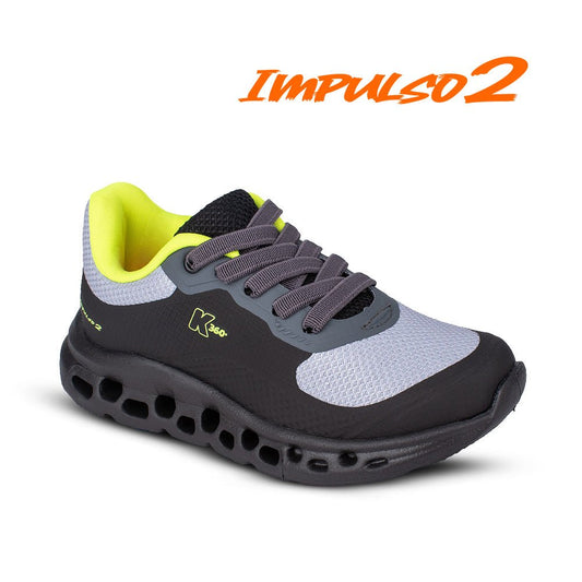 Tênis Infantil Menino Kidy K360 Impulso 2 Preto Conforto - Kidy Calçados -