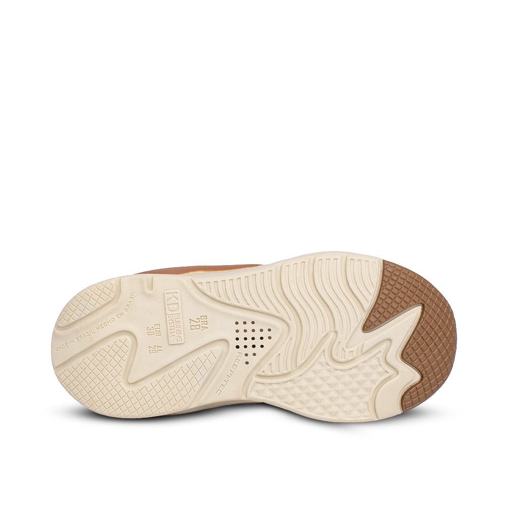 Tênis Infantil Menino Kidy K360 Retrô Marfim/Marinho Estilo Casual Moderno - Kidy Calçados - 