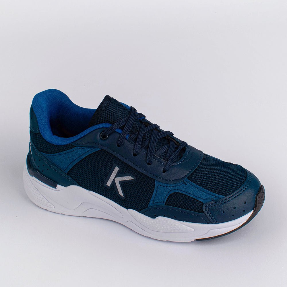 Tênis Infantil Menino Kidy K360 Retro Marinho/Azul Confortável e Tecnológico - Kidy Calçados - Tênis