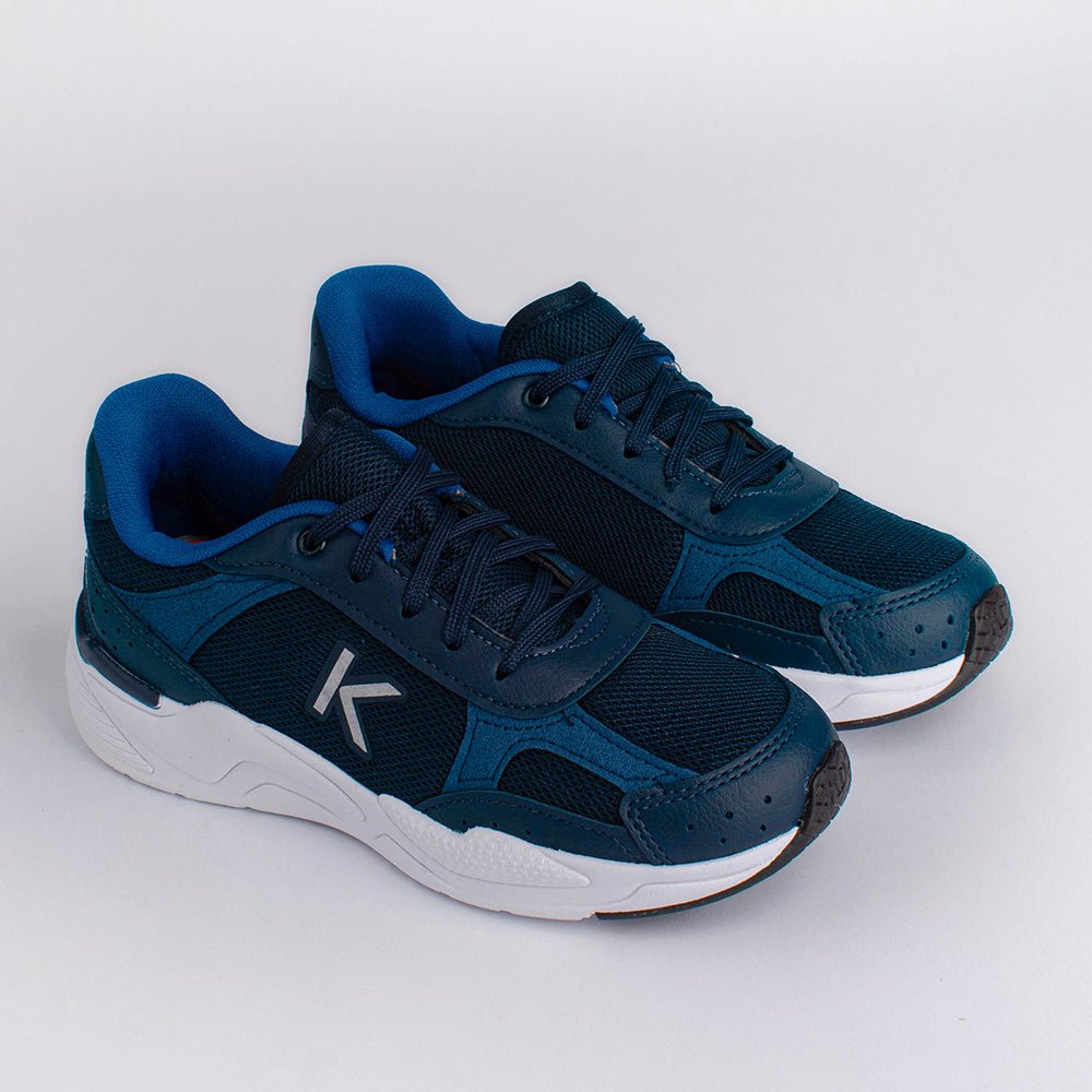 Tênis Infantil Menino Kidy K360 Retro Marinho/Azul Confortável e Tecnológico - Kidy Calçados - Tênis