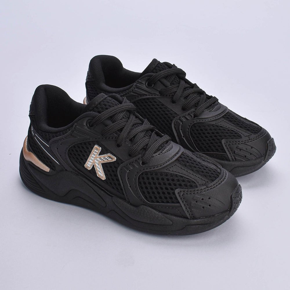 Tênis Infantil Menino Kidy K360 Retro Preto/Ouro - Kidy Calçados - Tênis