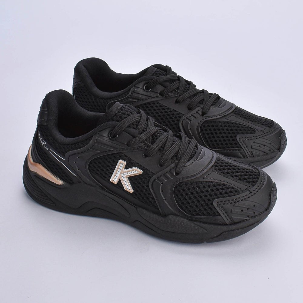 Tênis Infantil Menino Kidy K360 Retro Preto/Ouro - Kidy Calçados - Tênis