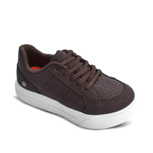 Tênis Infantil Menino Kidy K360 Ultra Leve Café Casual Super Leve - Kidy Calçados - Tênis