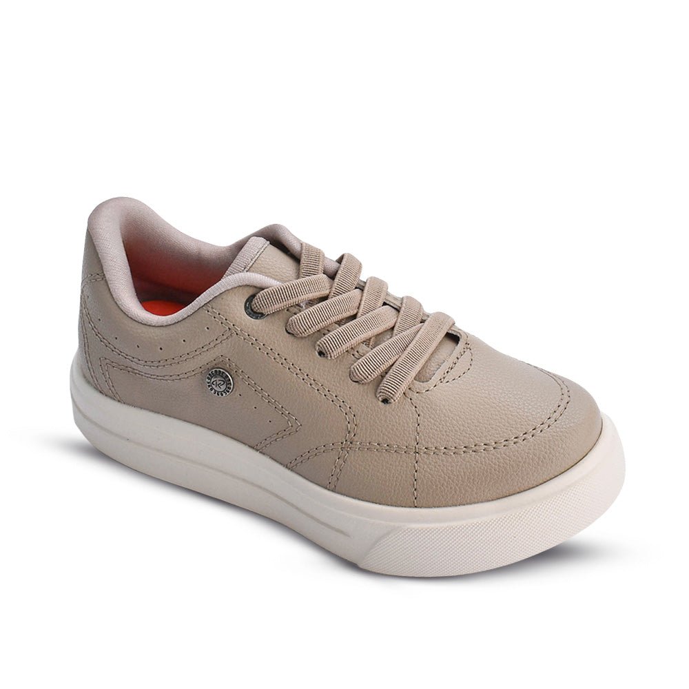 Tênis Infantil Menino Kidy K360 Ultra Leve Taupe Conforto e Leveza - Kidy Calçados - Tênis