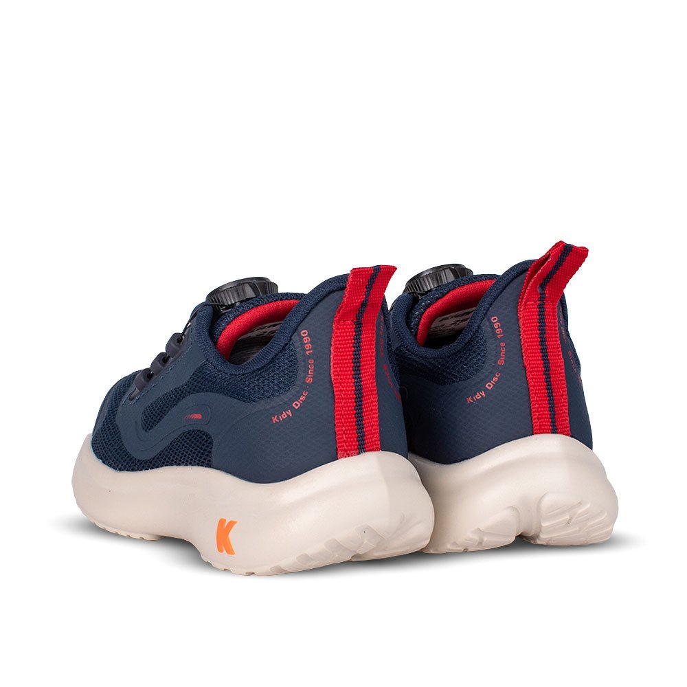 Tênis Infantil Menino Kidy Nuvem Disc Marinho e Vermelho Conforto e Estilo - Kidy Calçados - 