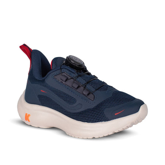 Tênis Infantil Menino Kidy Nuvem Disc Marinho e Vermelho Conforto e Estilo - Kidy Calçados - 
