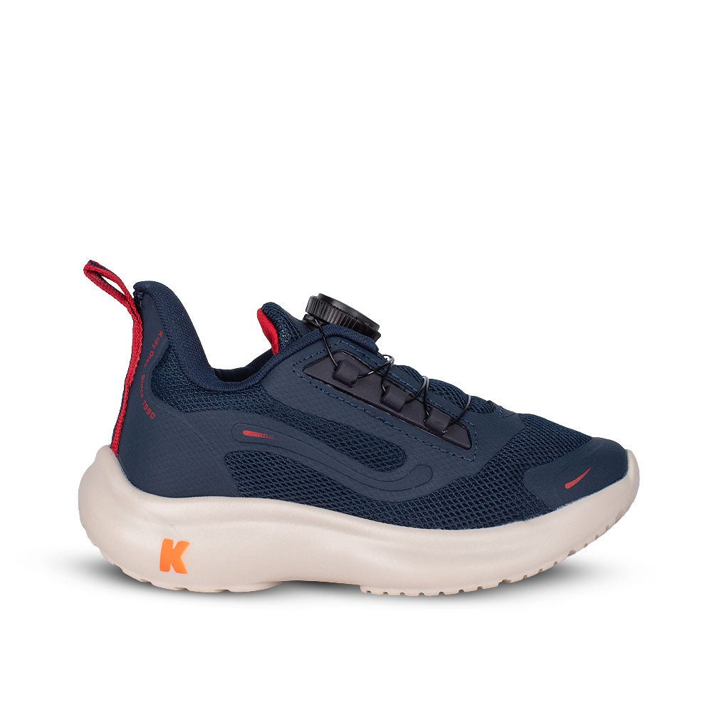 Tênis Infantil Menino Kidy Nuvem Disc Marinho e Vermelho Conforto e Estilo - Kidy Calçados - 