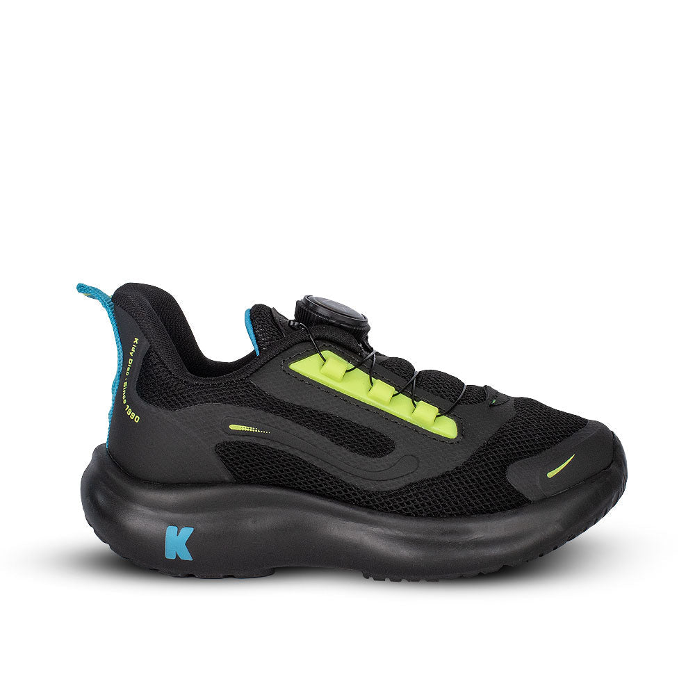 Tênis Infantil Menino Kidy Nuvem Preto Azul Conforto e Estilo - Kidy Calçados - 