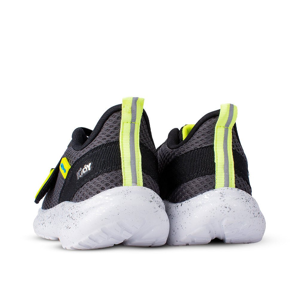 Tênis Infantil Menino Kidy Nuvem Preto/Verde Neon Localize - Kidy Calçados - Tênis