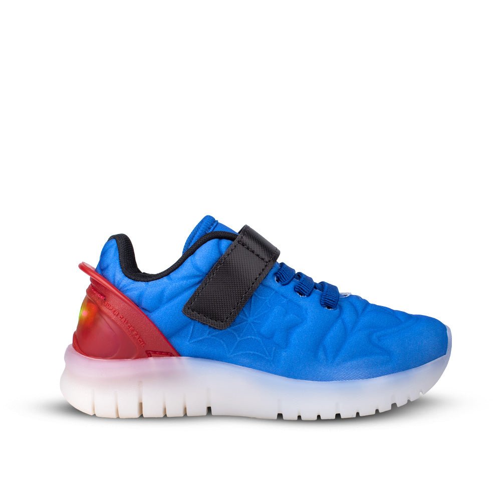 Tênis Infantil Menino Kidy Pisca Pisca Azul/Vermelho Com Velcro - Kidy Calçados -