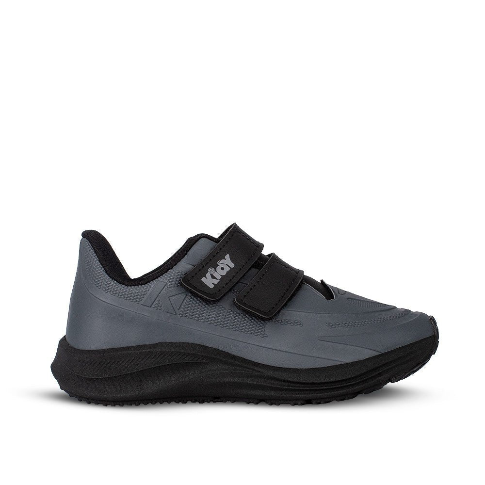 Tênis Infantil Menino Kidy Super Conforto Respitec Grafite/Preto - Kidy Calçados - 
