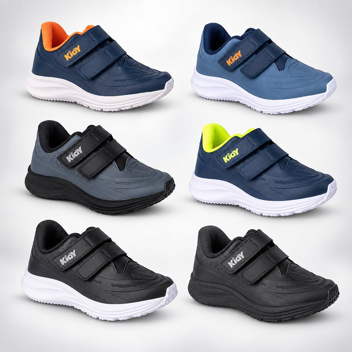 Tênis Infantil Menino Kidy Super Conforto Velcro Duplo - Kidy Calçados -
