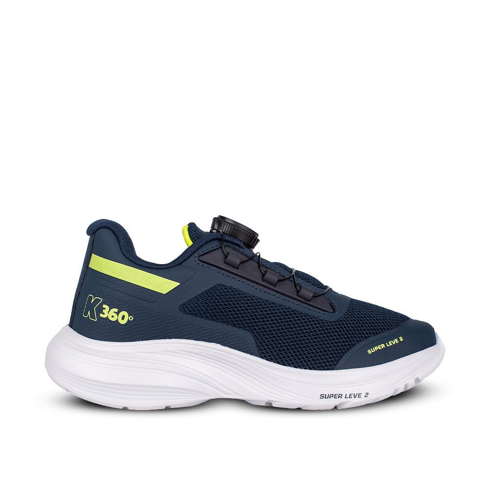 Tênis infantil Menino Kidy Super Leve Disc Marinho/Verde - Kidy Calçados - 