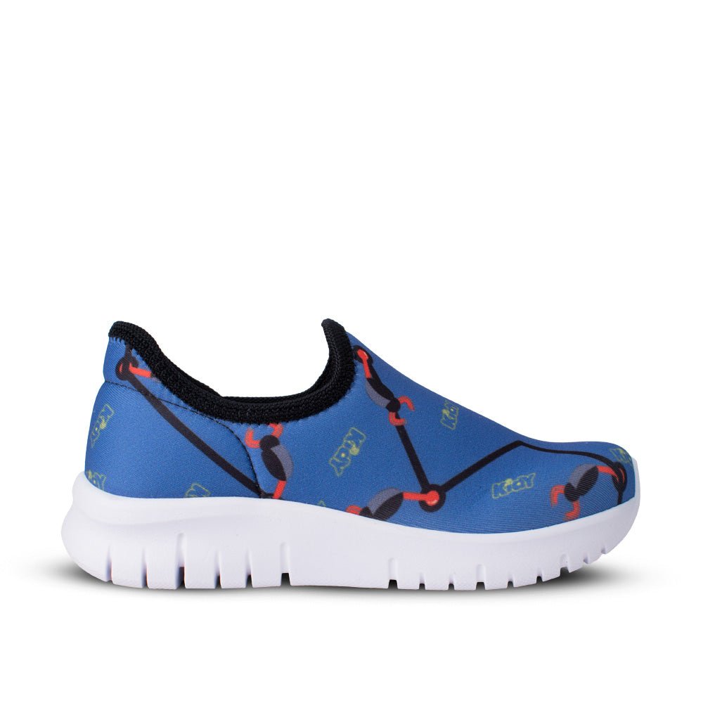 Tênis Infantil Menino Kidy Ultra Flex Azul Macio Anatômico Calce Fácil - Kidy Calçados -