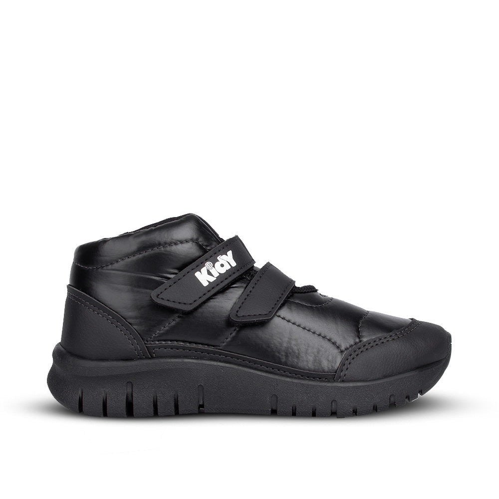 Tênis Infantil Menino Kidy Ultra Flex Preto Sola Flexível e Tiras Aderentes - Kidy Calçados - 