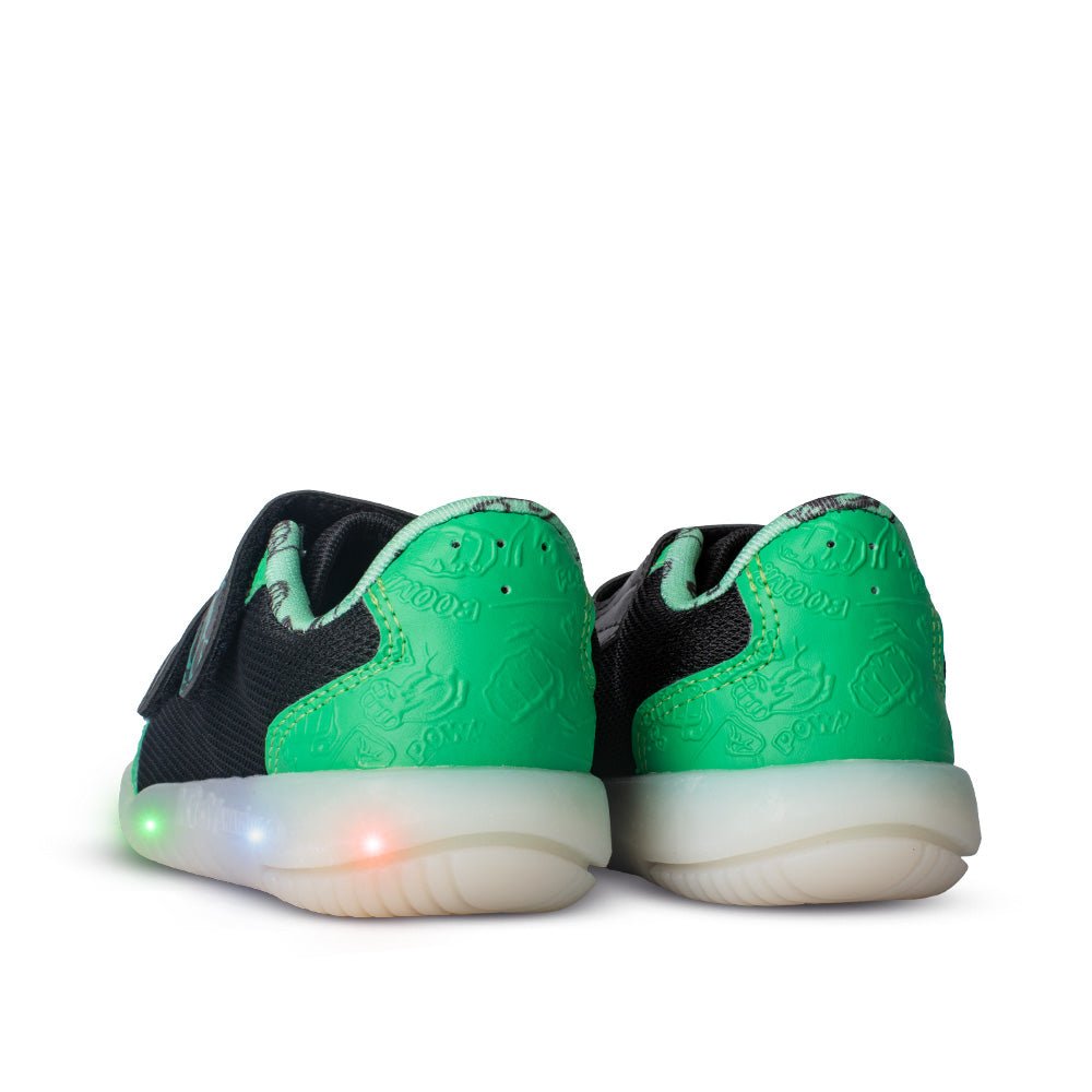 TENIS INFANTIL MENINO LED KIDY FLEX LIGHT PRETO/VERDE Kidy - Kidy Calçados - Tênis