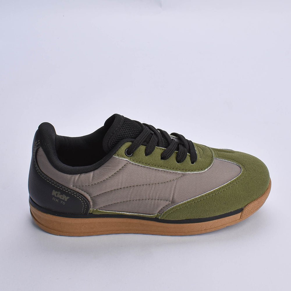 Tênis Infantil Menino RK 70 Verde Musgo/Preto Kidy Calce Fácil - Kidy Calçados - Tênis