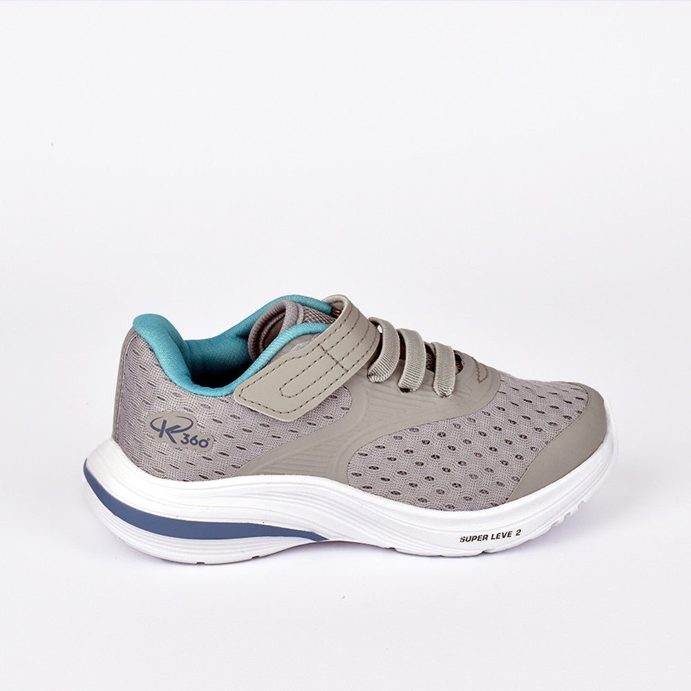 TENIS INFANTIL UNISSEX K - 360 SUPER LEVE CINZA/AZUL/VERDE - Kidy Calçados - Tênis