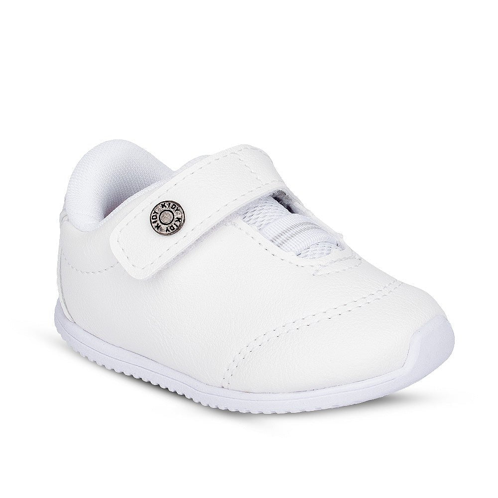 Tênis Infantill Unissex Kidy Casual Branco Baby Para Batizado - Kidy Calçados - 