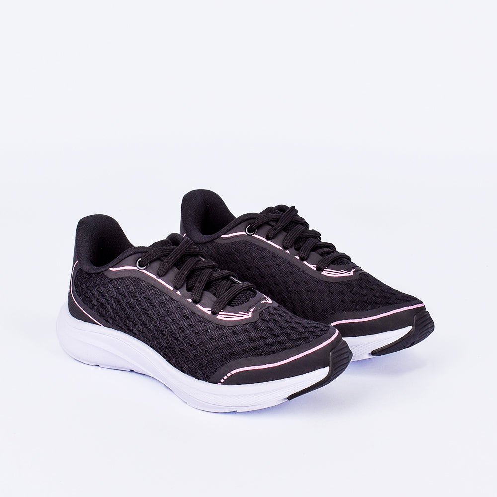 TENIS K360 ENERGY 2 PRETO/ROSA Kidy - Kidy Calçados - Tênis