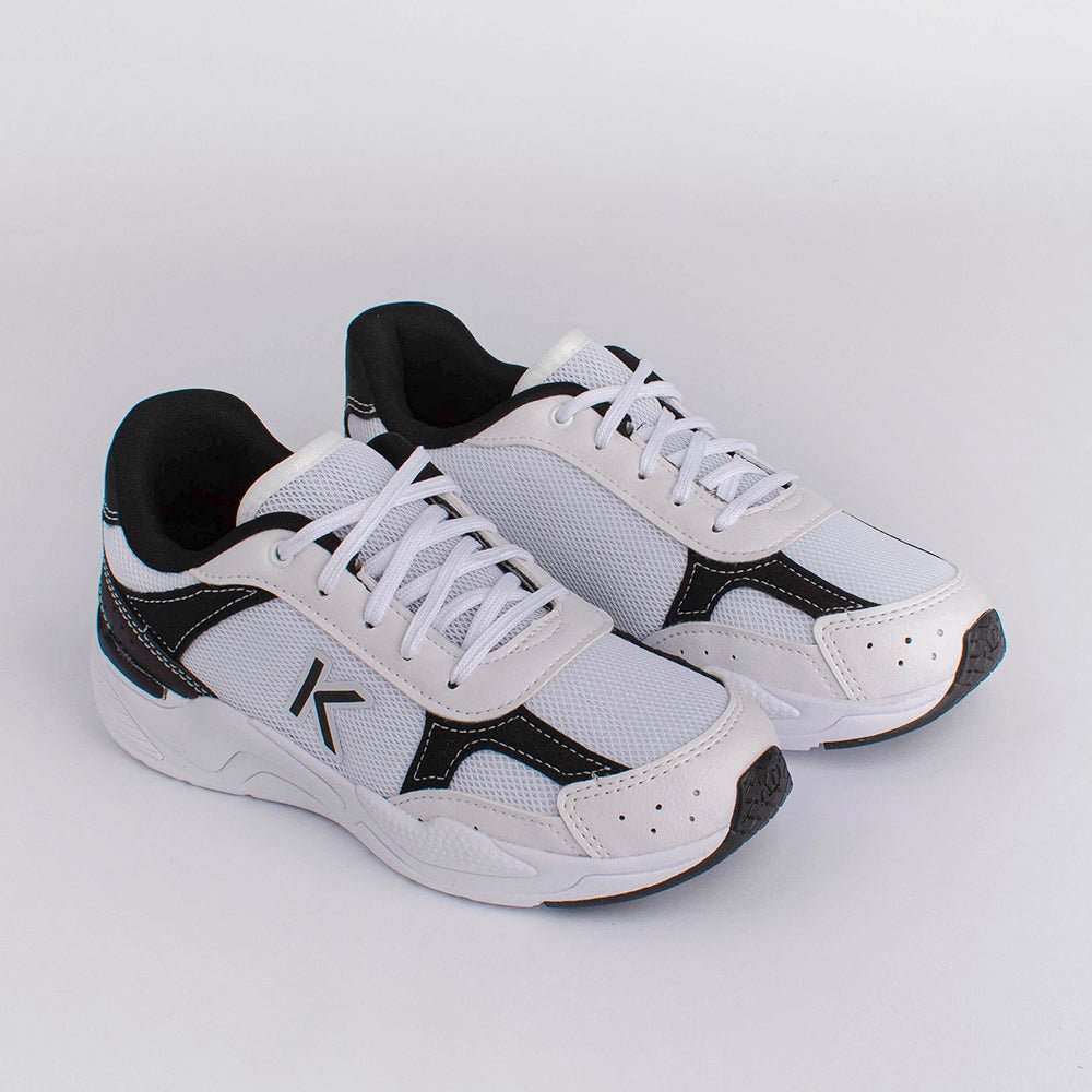TENIS K360 RETRO BRANCO/PRETO Kidy - Kidy Calçados - Tênis